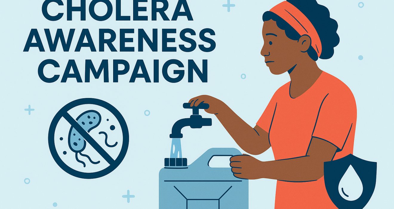 create a cholera outbreak informative, engaming and well designd poster for my blog