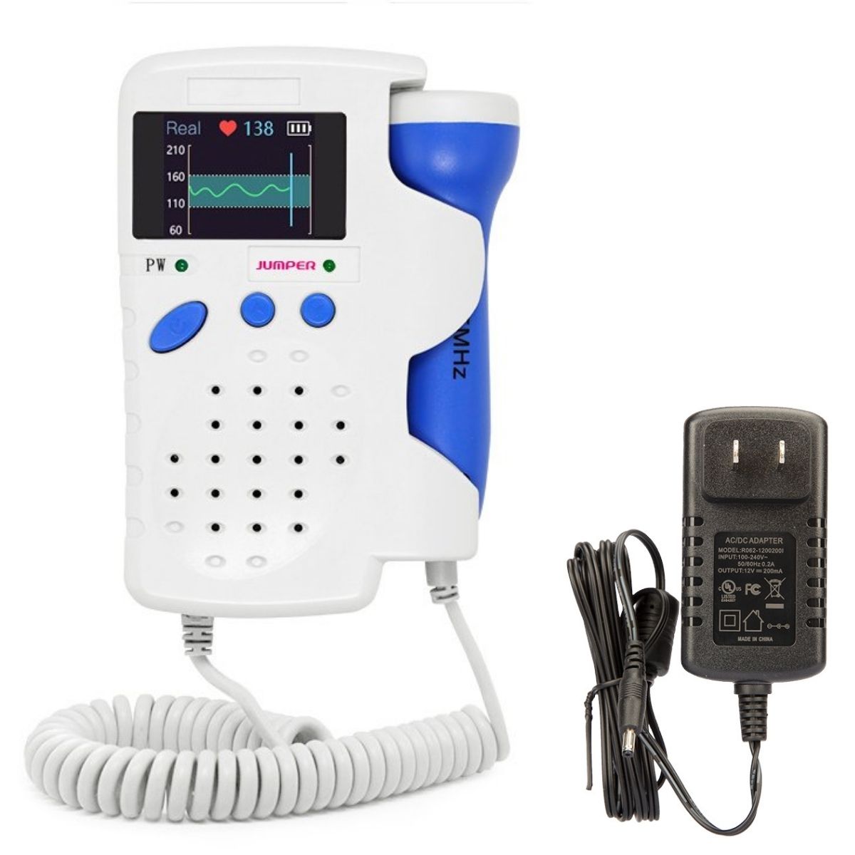 Fetal Doppler JPD-100B Handheld Fetal Heart Monitor