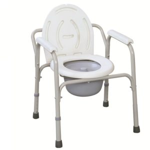 Commode Chair for Patients – Adjustable Portable Toilet Chair
